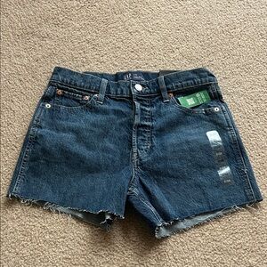 GAP Women's Dark Blue Jean Shorts